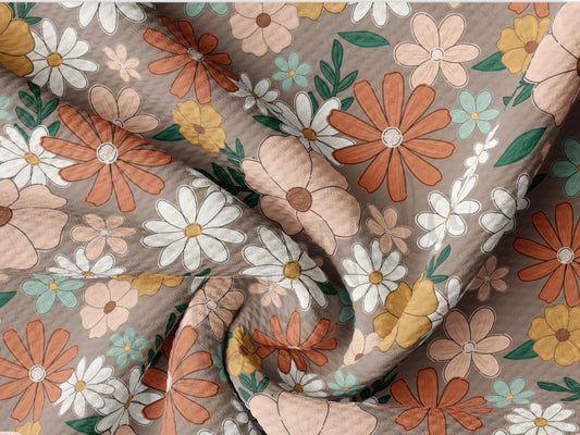 Taupe floral AA619