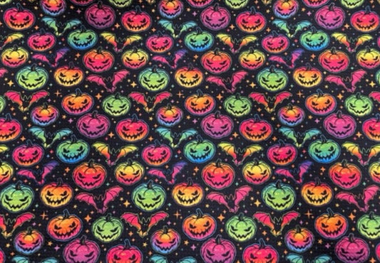 Neon Bats & Pumpkins #568