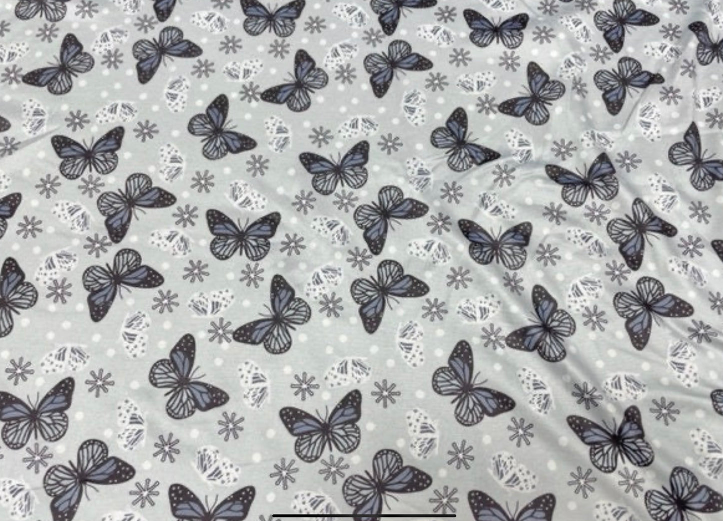 Butterflies Brittany Frost Design Double Brushed Poly #890