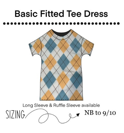 Basic Fitted T-Shirt Dress