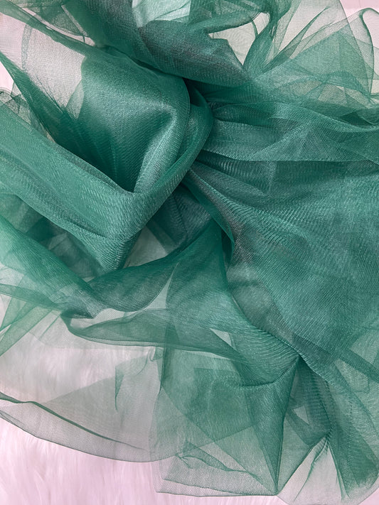 Dark Green Tulle