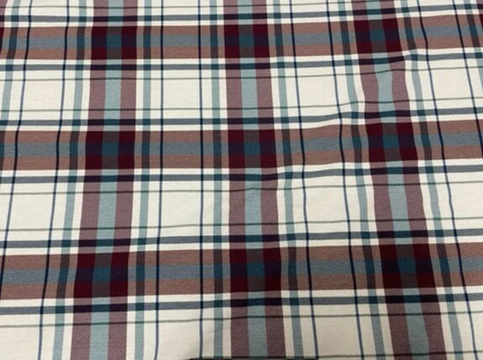 Fall Plaid Jersey Knit #60