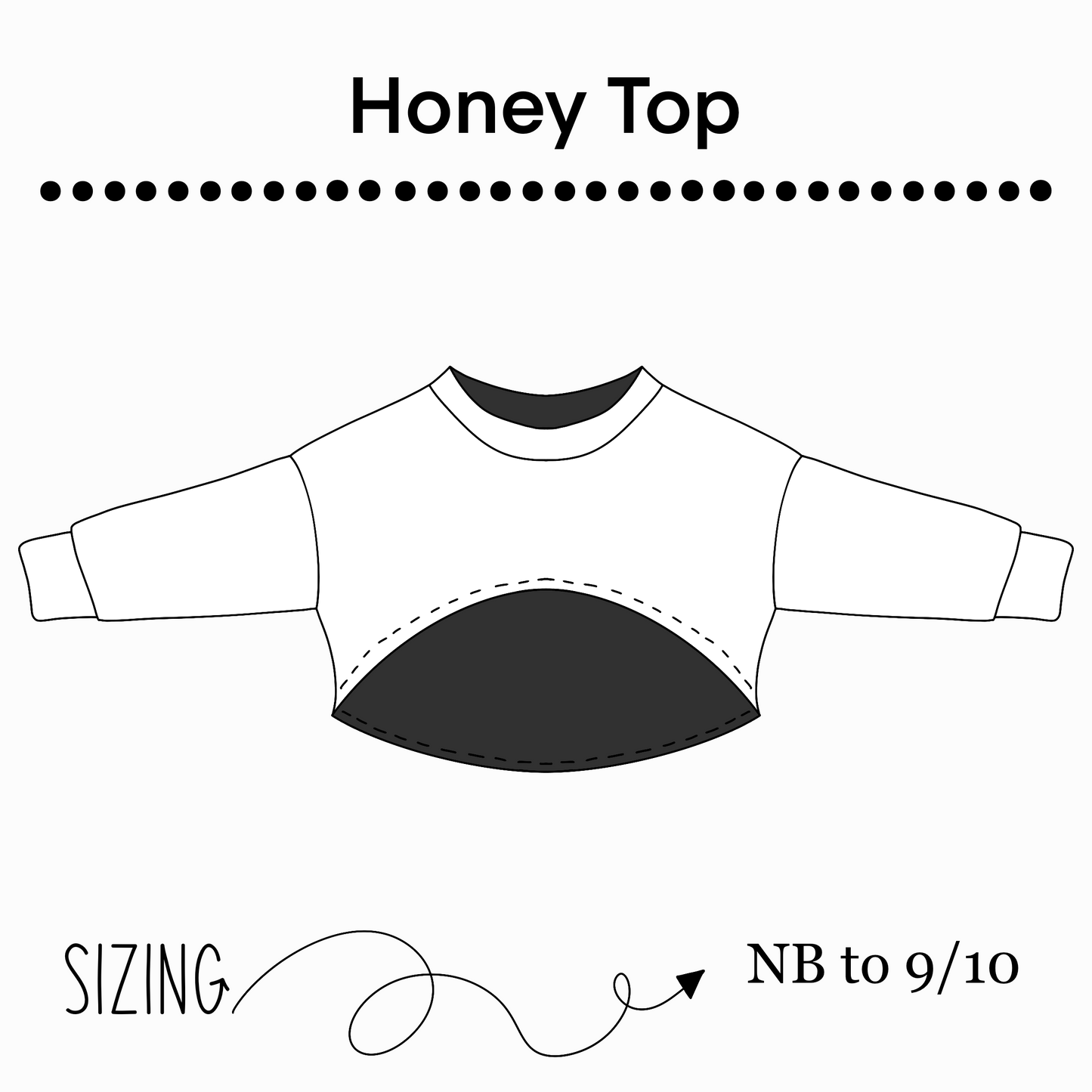"Ellie-Mae" long sleeve crop