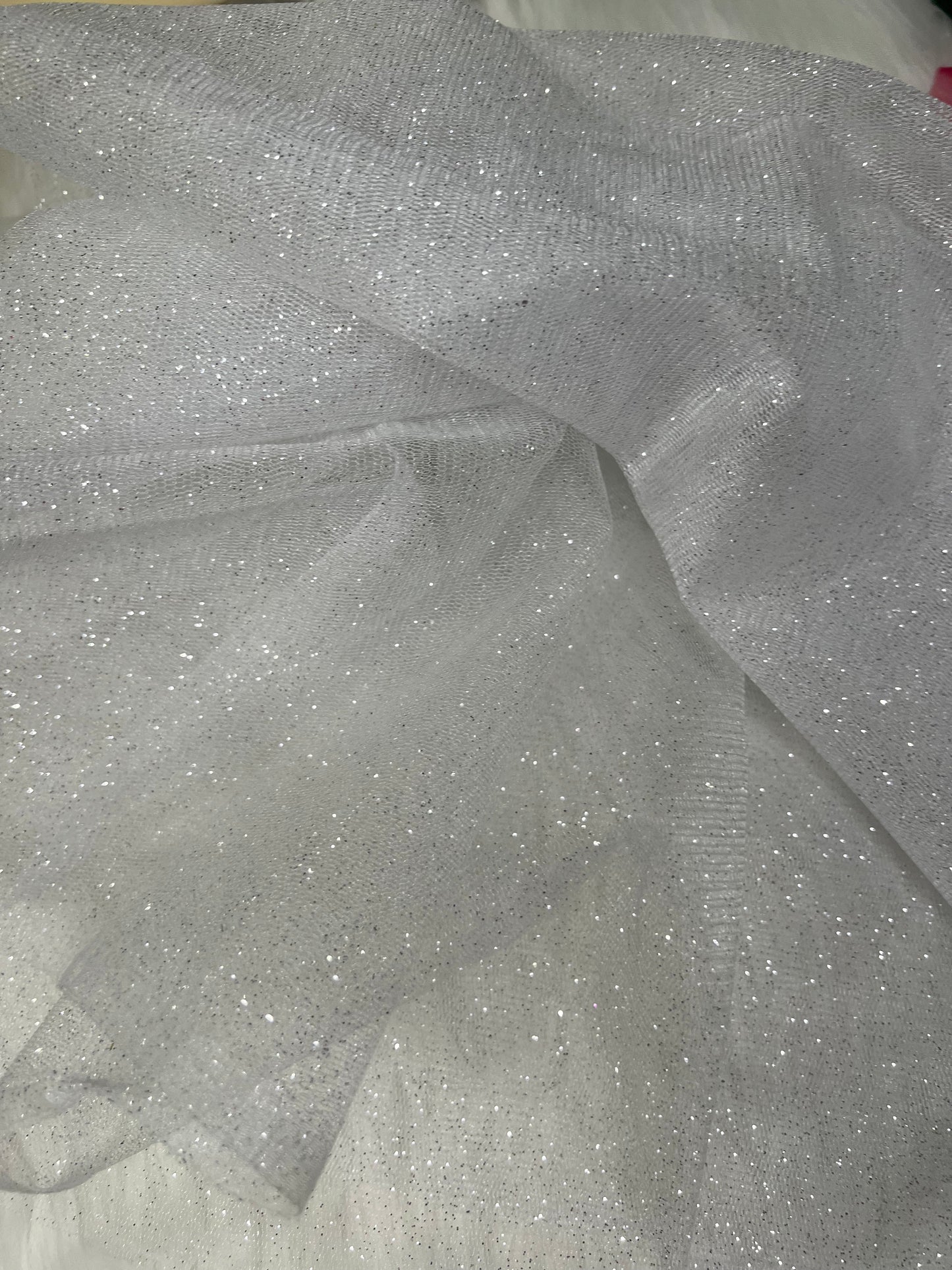 Sparkle White Tulle