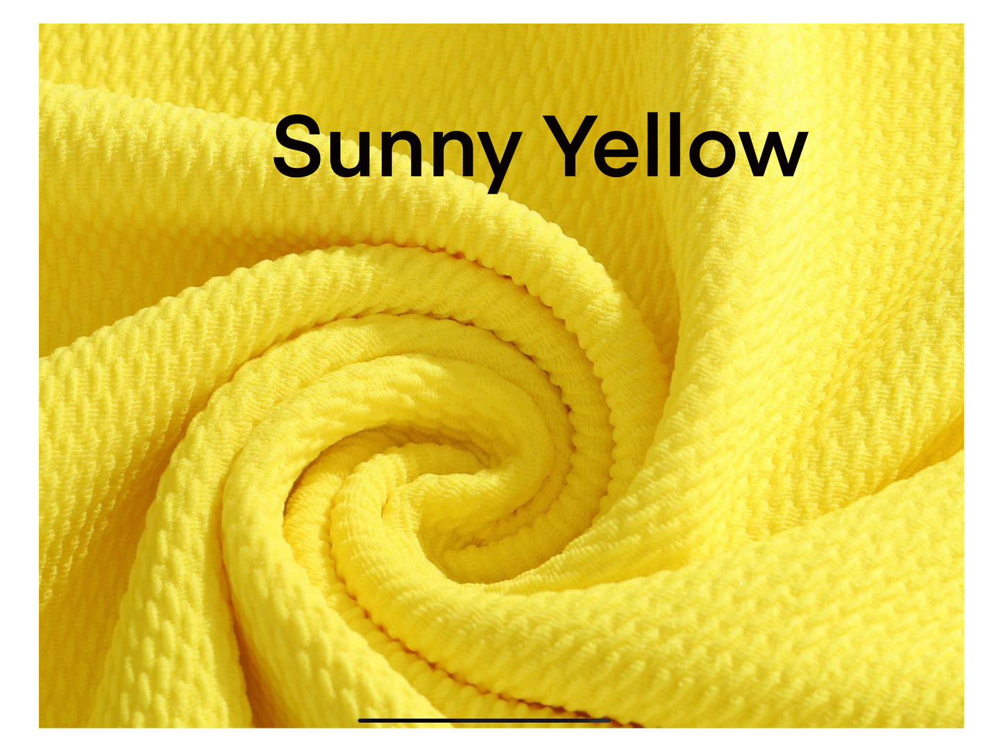 Sunny Yellow