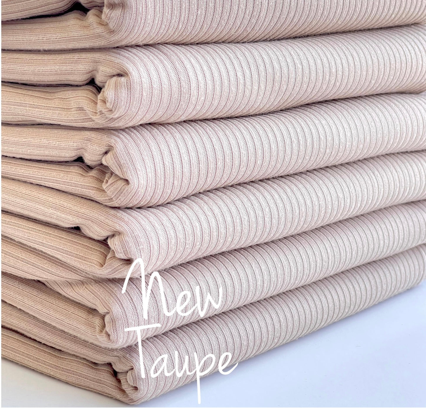 New Taupe Rib Knit